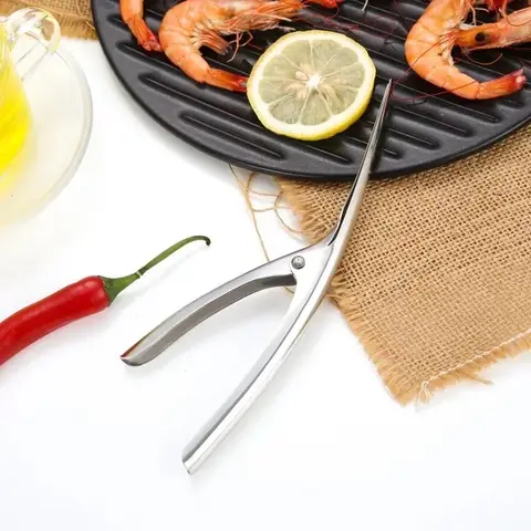 Stainless Steel Shrimp Peeler Prawn Peeler Line Cutter Cleaning Shrimp Line Fishing Lobster Peel Seafood Tool Kitchen Appliance