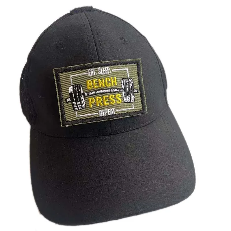 Pirat Edward, Hase, Schönheit, Bär, Totenkopf Fitness-Übung Lustige bestickte Aufnäher, Kein Schmerz, kein Gewinn, Das Leben ist schön, Moral-Emblem – Detail 1