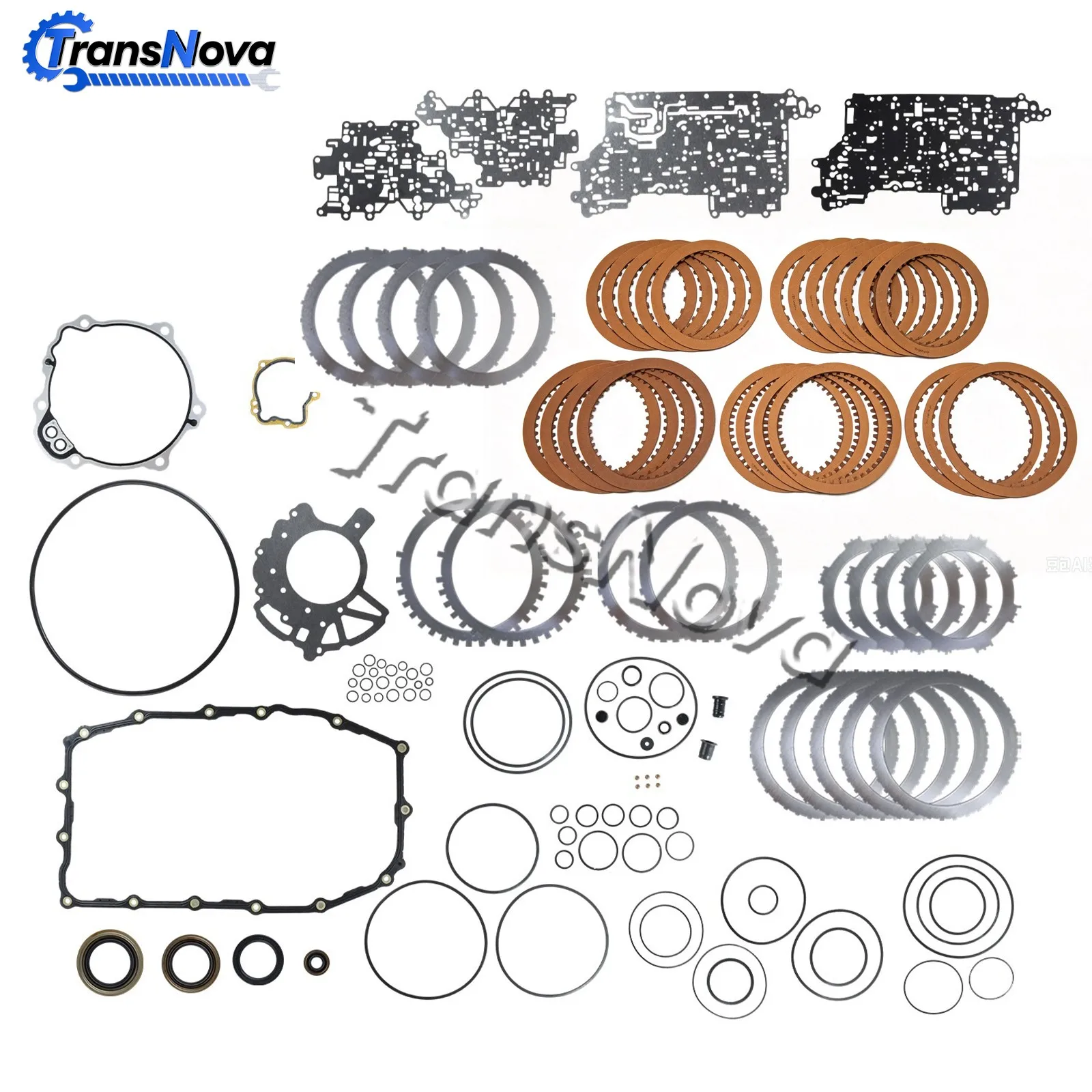 TransNova 8L90 8L90E Auto Transmission Rebuild Master Kit Seal for Cadillac GMC Chevrolet 15-Up Car Accessories