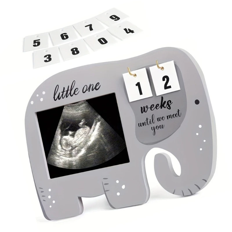 Khung ảnh Sonogram sáng tạo cho bé Khung ảnh bằng gỗ Quà tặng cho bà mẹ mang thai