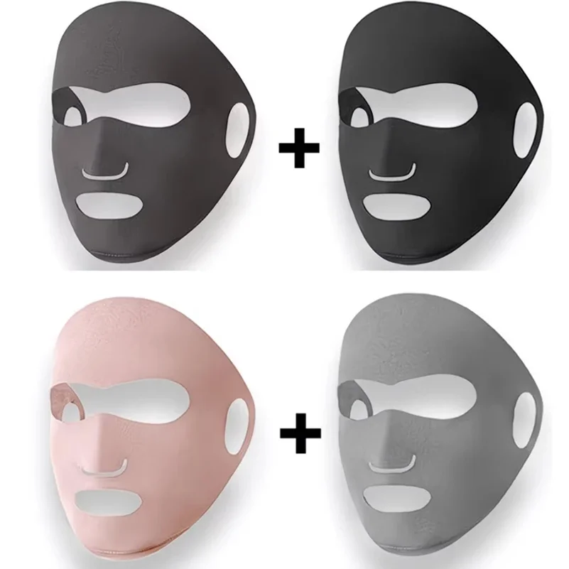 Lightweight Nylon Open Nose Sunscreen Facial Mask Ear-hanging Sun Protection for Outdoor Sports