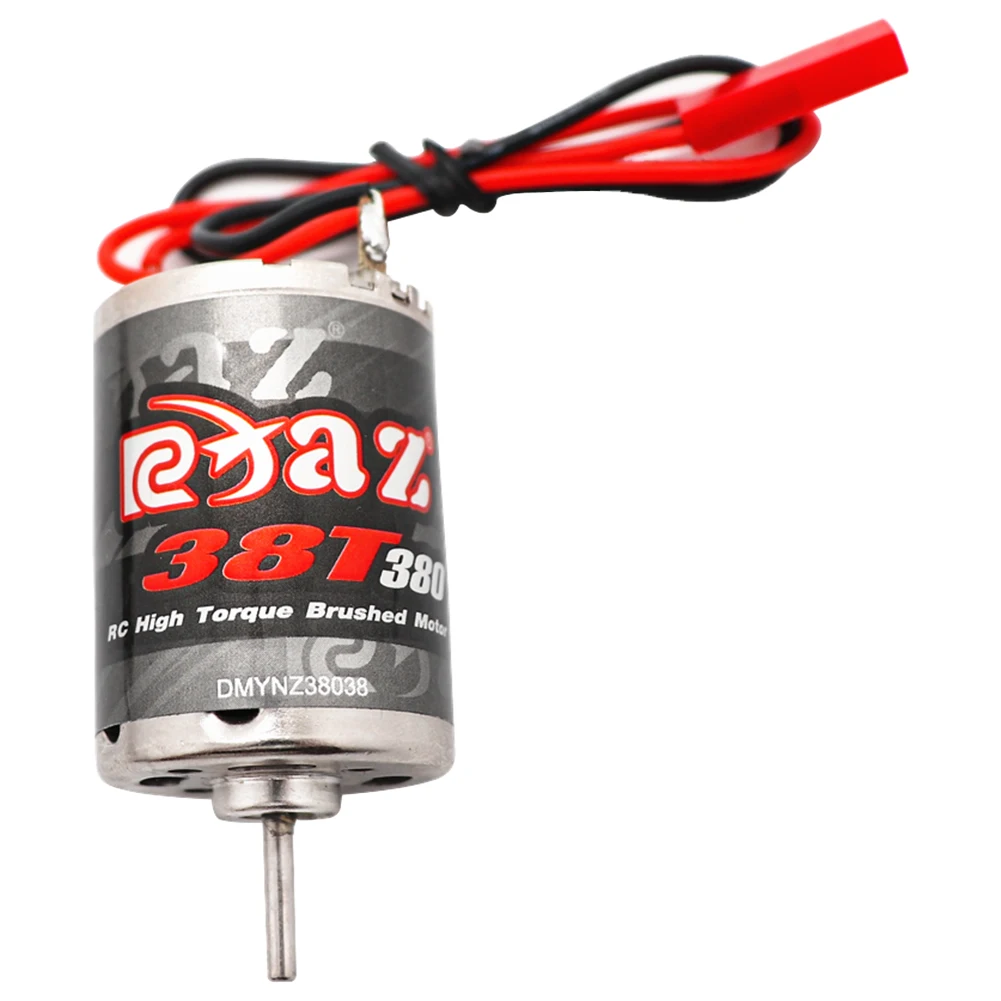 380 38T Brushed Motor RC Motor Brushed Electric Motor with JST Plug Small Motor for Traxxas 7075 Titan RC Car Model Universal