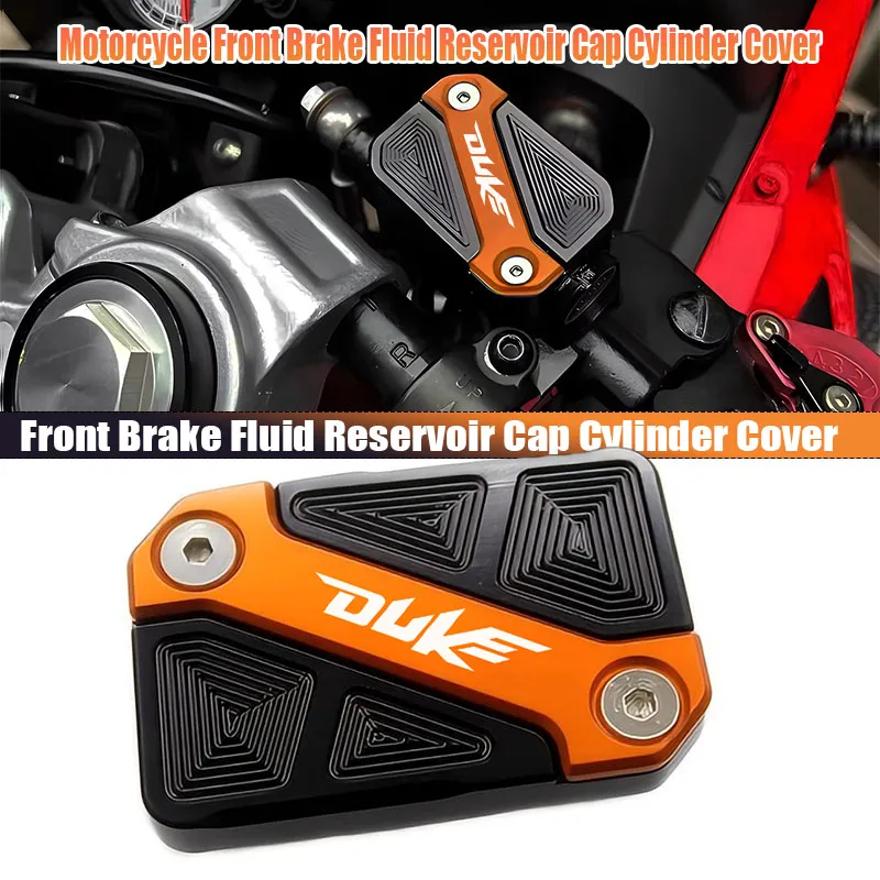 

For DUKE 125 Duke 200 RC 250 390 Duke 2013-2023 Motorcycle Front Brake Fluid Reservoir Cap Cylinder Cover Ready to Race