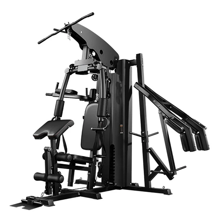 Custom integrated trainer fitness equipment home triple station equipment strength training set sports fitness equipment