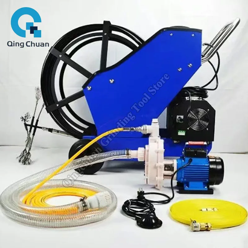 Машина для очистки масляных воздуховодов Коммерческий отель Промышленное тяжелое загрязнение масла Износостойкое чистящее оборудование от морщин