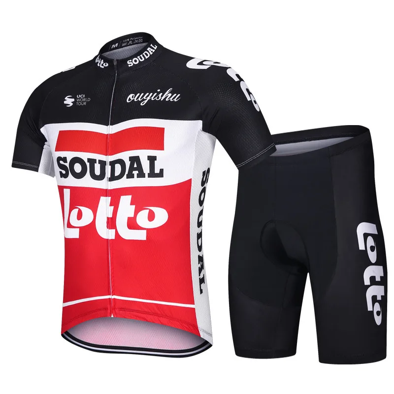 

. Professional Cycling Outfit Full Set: MTB & Road Bike Clothing, Moisture Wicking Jersey+Chamois Shorts