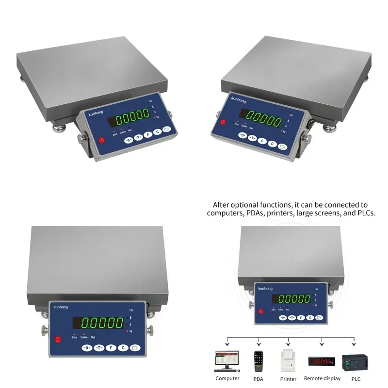 for HTW-B1-H High Precision Digital Platform Scale Stainless Steel LED Indicator 10-35kg Benchtop Weighing Scale