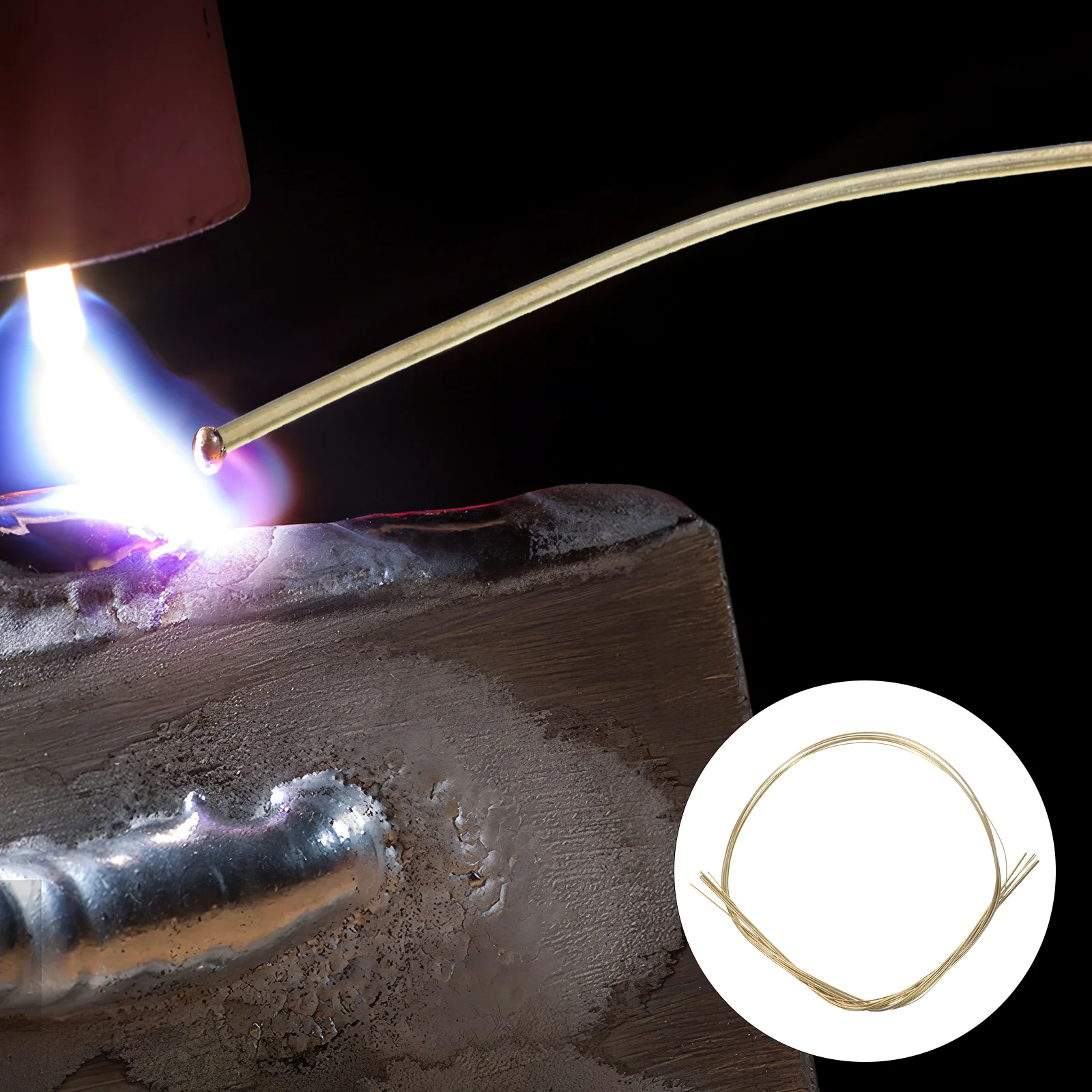 

4Pcs Metal Welding Rods for Jewelry Making Durable Easy to Use Long Time Service Life Metal Wire Wire for Jewelry Making