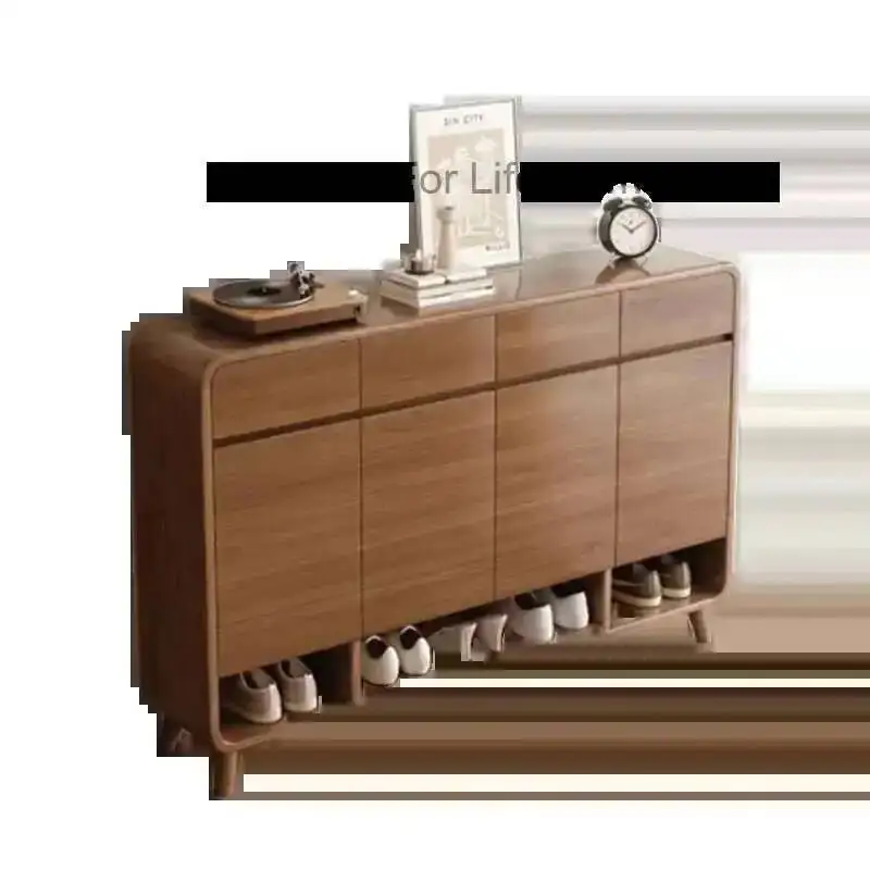 الفضاء رف الأحذية عرض فاخر توفير أدراج داخلية الرف رف الأحذية الشمال خزانة Meuble Chaussures أثاث المنزل