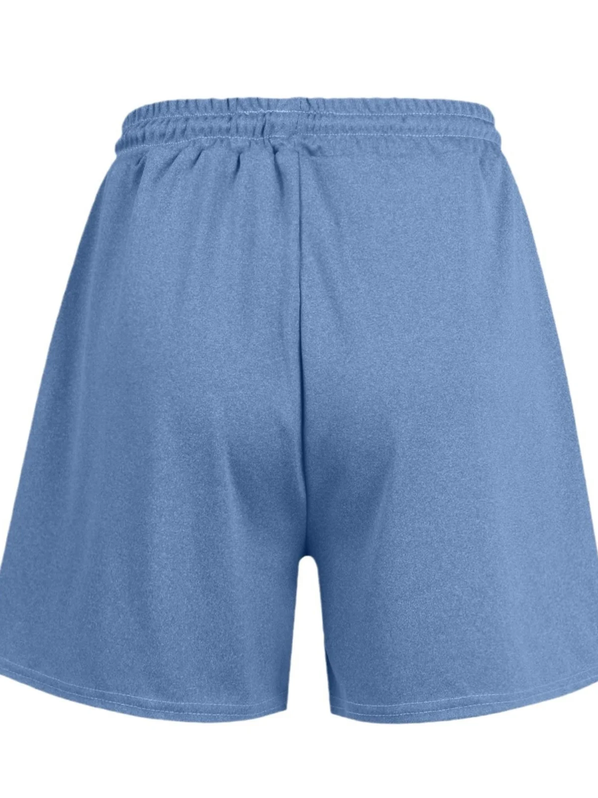 여름 여성 캐주얼 루즈핏 스트링 하이웨이스트 스트레이트 레그 팬츠 폴리에스터 섬유 스윗 슬레 롱 팬츠