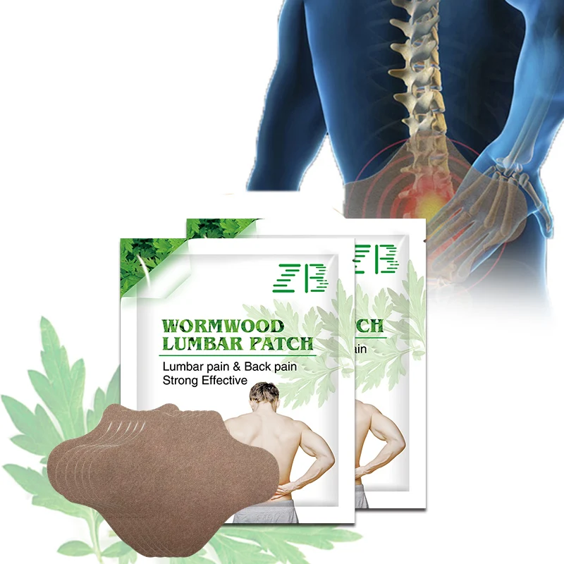 6/12/18pcs Lumbar Spine Stickers Arthritis Moxibustion Medical Plaster Wormwood Back Pain Patch Self-heating Bone Pain Relief