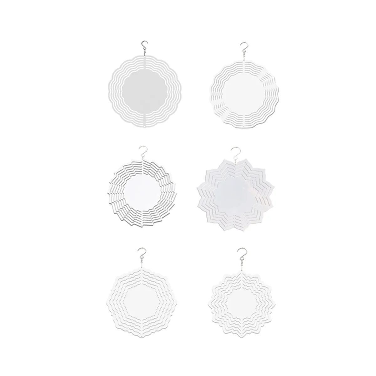 

Graduation Season Wind Power White Coated Aluminum Plate Double-Sided Printing Heat Transfer Wind Chime Turntable