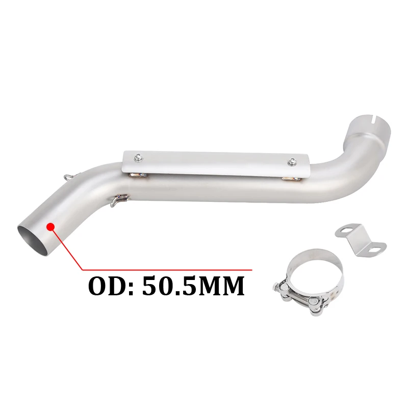 Slip On For VOGE OGE 625DS DS625X DS 625 X 625X 2025 2026 Motorcycle Exhaust Modify Middle Link Pipe Connect 51MM Muffler Esacpe