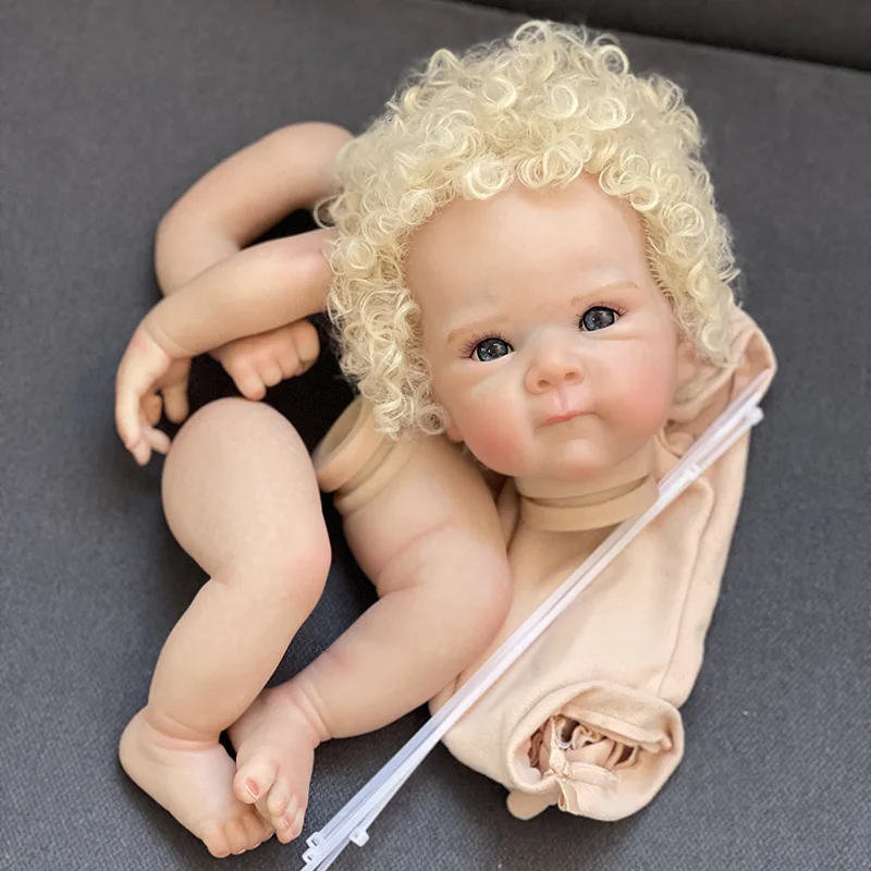 Reborn Bettie Doll Kit 18Inch Already Painted Kits/Unpainted Kit Lifelike Soft Touch Fresh Color DIY Doll Parts With Cloth Body view 6