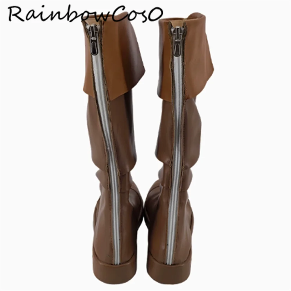 Link Cosplay Scarpe Stivali Gioco Anime Party Halloween RainbowCos0 W4976
