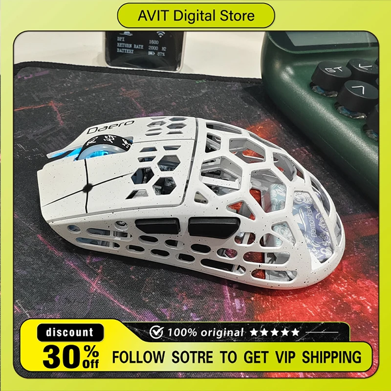 

Darmoshark M2 PRO Wireless Gaming Mouse Lightweigh 300mAh 8k PAW 3950 Cutom 3modes TTC Metal E-sports Mouse PC Gamer Accessories