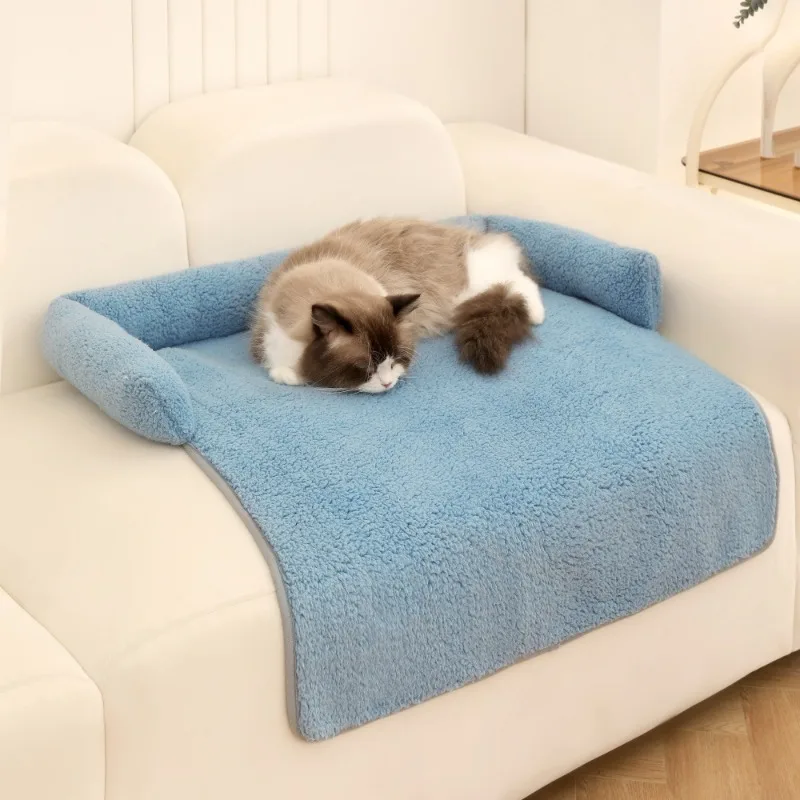 

Dog Bed Mat Cat Sofa Nonslip Kitten Puppy Sleeping Furniture Protector Supplies Detachable Washable Pet Mattress Couch Cover