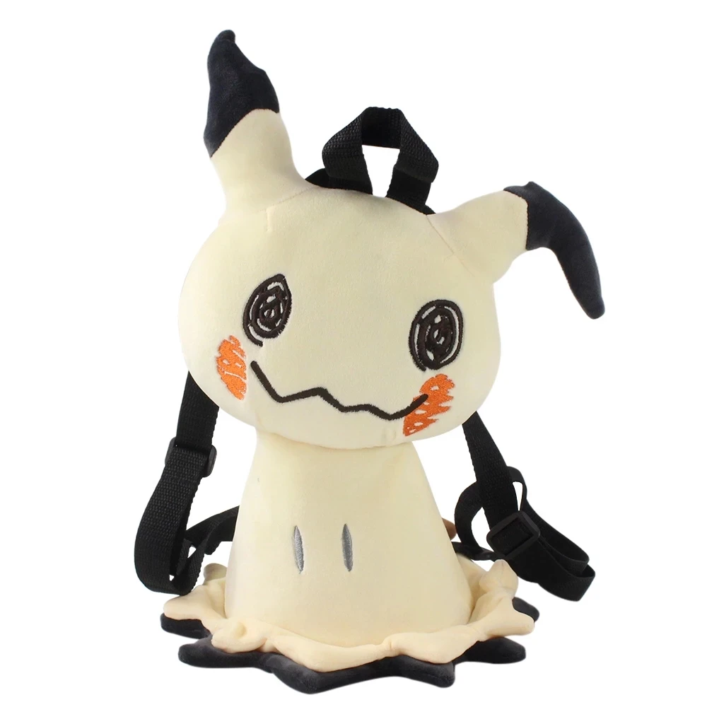 40cm Pokemon Anime Mimikyu Plush Backpack Doll Model For Children Student School Bag Children High Capacity School Bag Toys Gift