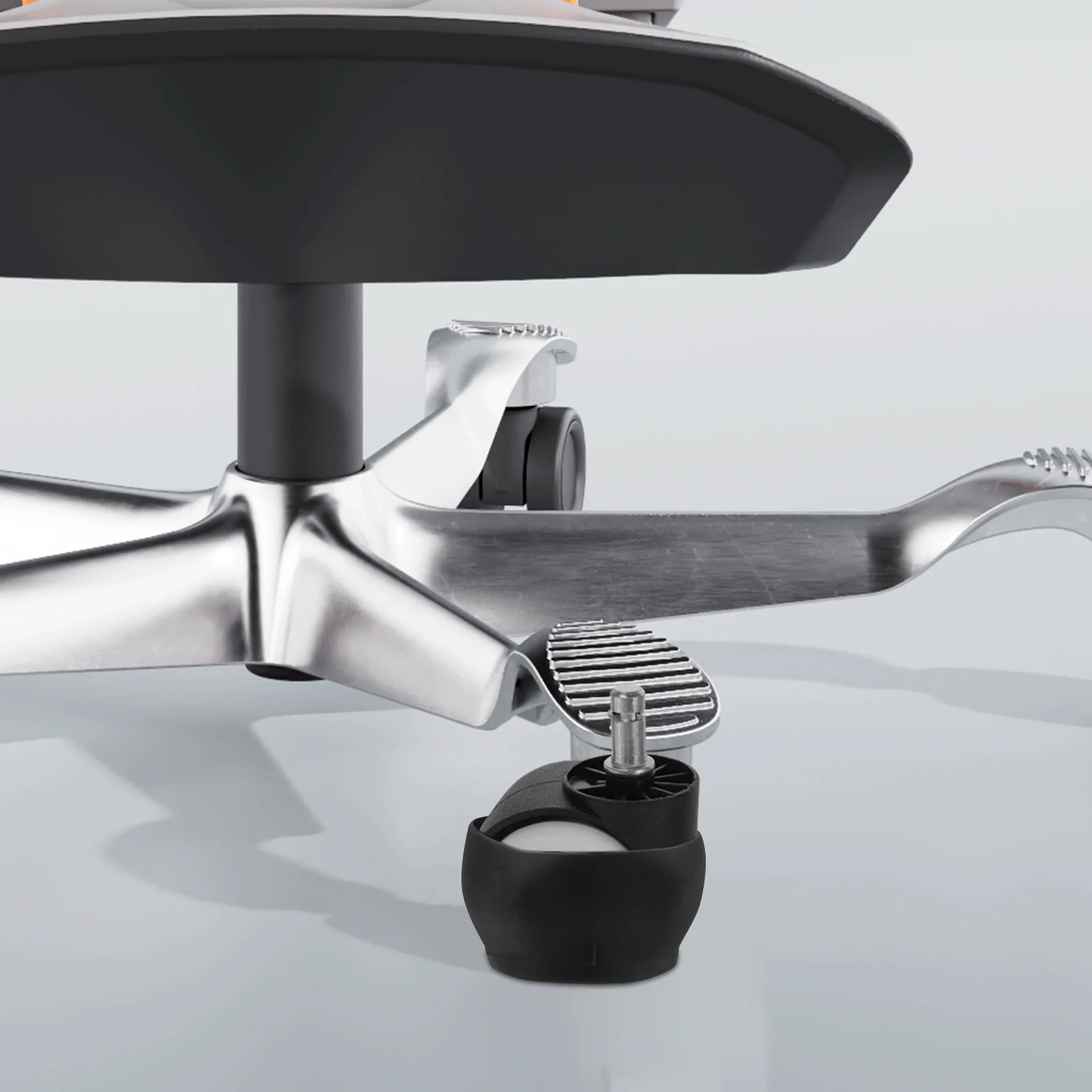 

5Pcs Computer Chair Plastic Feet Caps Wheel Protectors Floor Cover Noise Reduction Chair Leg Socks Office Furniture Pads