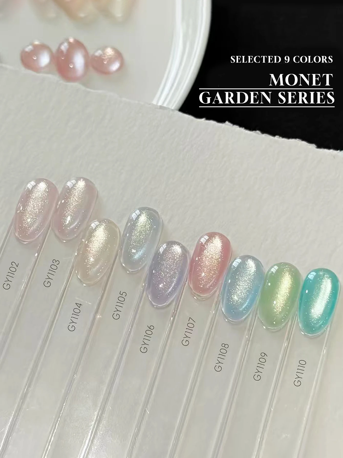 12ml Aurora Glow Cat Eye Gel Polish 9 Colors Magnetic UV LED Gel Shiny Sparkle Effect for Wedding Party & Daily Look