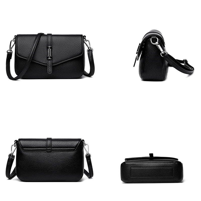 Modna damska torba Crossbody luksusowa markowa designerska damska torba na ramię wysokiej jakości miękka skórzana dziewczęca torebka bolsasa