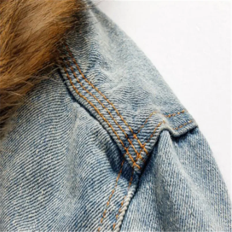 Dropshipping 2026 Nowe męskie kurtki jeansowe i płaszcze z denimu, grube, ciepłe zimowe okrycia wierzchnie S-4XL LBZ21 — zdjęcie 6