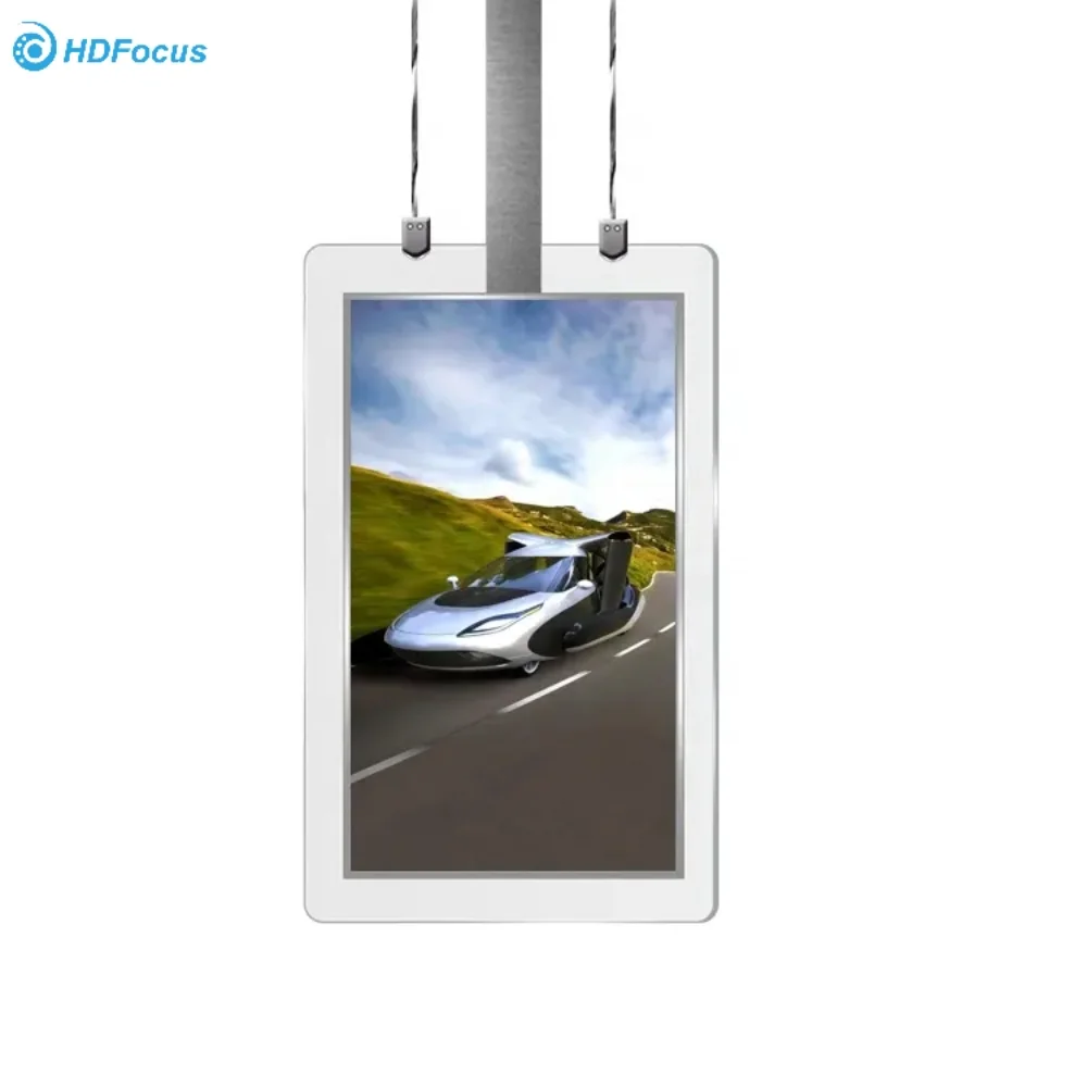 

43 Inch Ultra Thin Transparent Hanging Double Sides Digital Signage Advertising Player