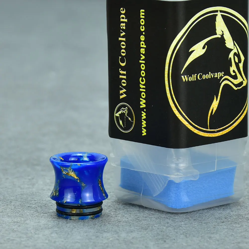 Wolf Coolvape 810 Tropfspitze, elektronische Zigarette, Zubehör, Harz, 810 mL, Tropfspitze für Kylin V3, RTA, Zeus x RTA