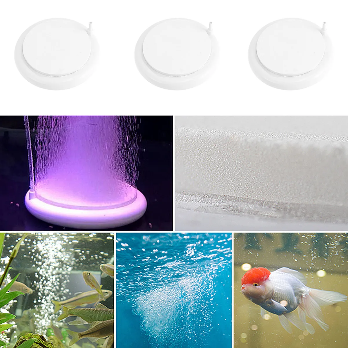 

Аэрационный камень для аквариума: нано-диффузор с мелкими пузырьками для высокого содержания растворенного кислорода для рыб