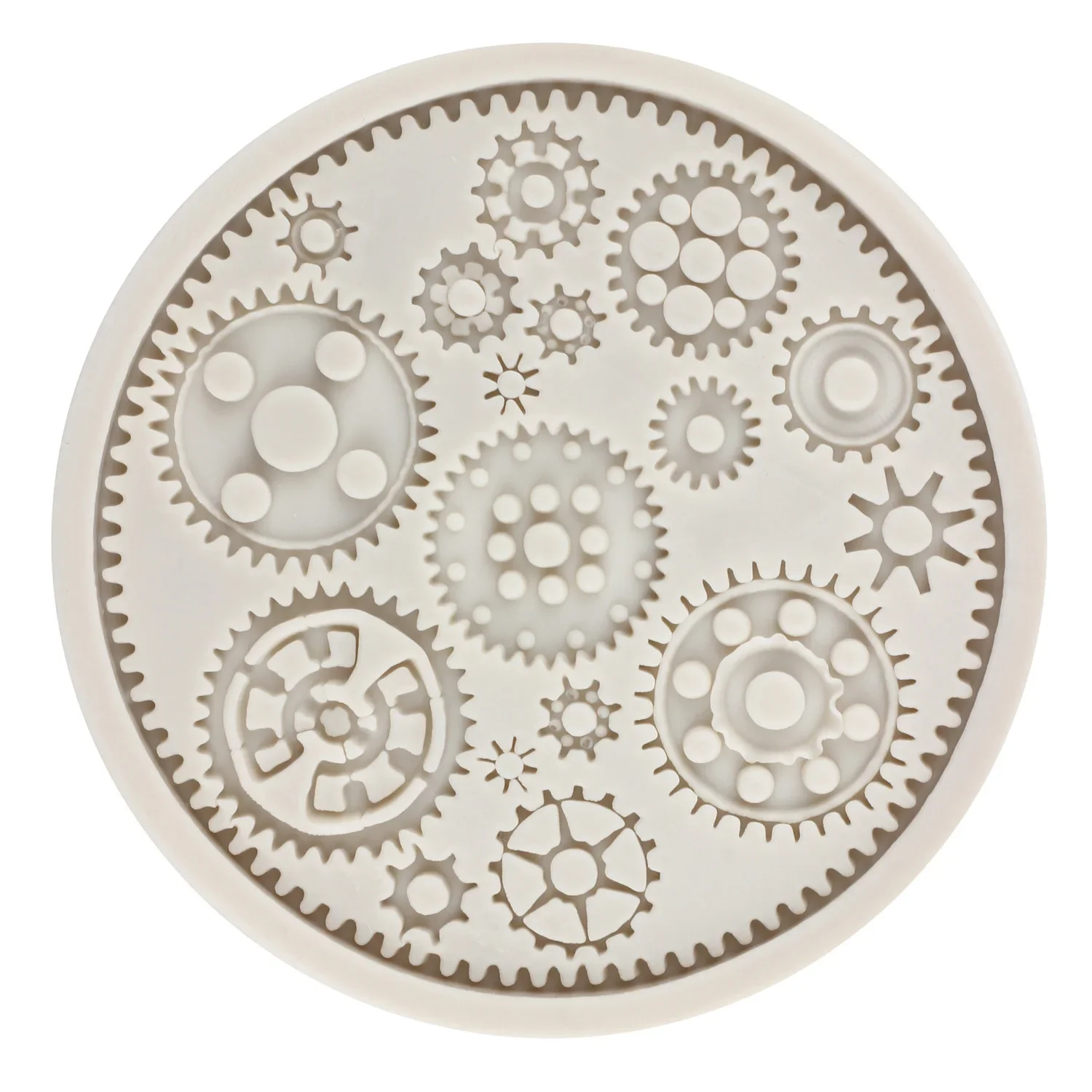 Steampunk Gears Silicone Molds Cupcake Fondant Cake Decorating Tools Cookie Baking Polymer Clay Candy Chocolate Gumpaste Mould