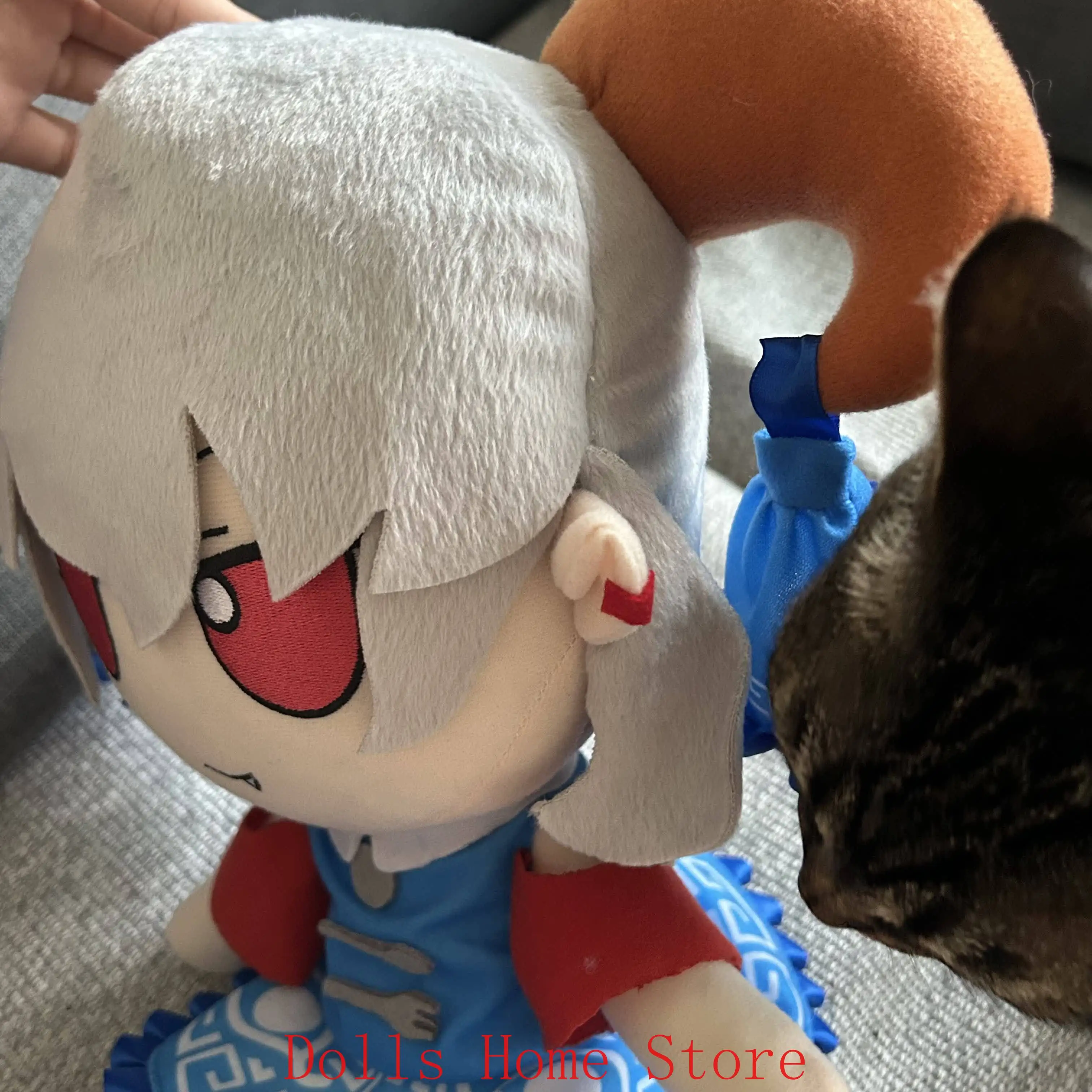30CM Fumo Touhou Project Totetsu Yuma Sitting Cotton Cute Lamb Anime Cosplay Figure Plush Stuffed Kawaii Pillow Xmas Gifts