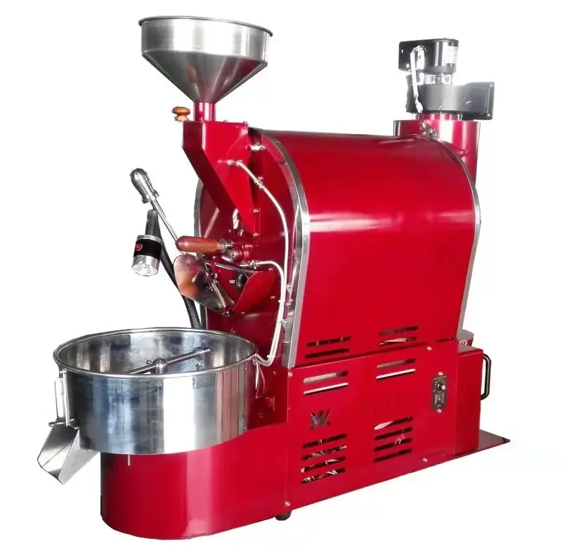 HR-HPA-0620 home coffee roasting machine professional 2kg gas/electric power coffee roaster