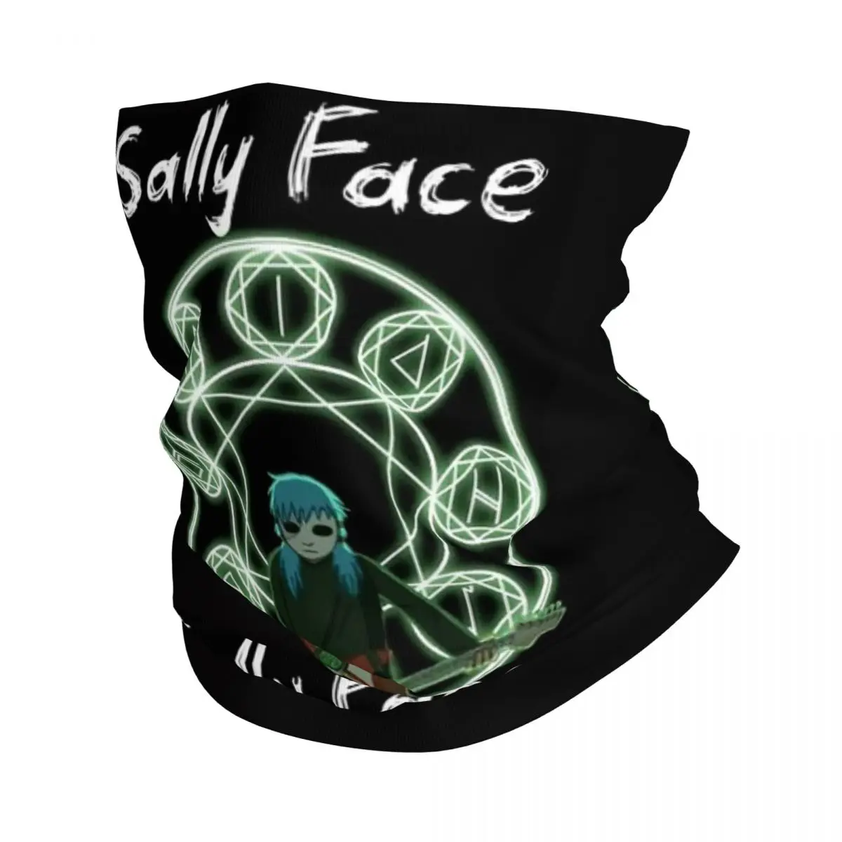 

Sally Face Poster Bandana Neck Cover Printed Face Scarf Multi-use FaceMask Running Unisex Adult Washable