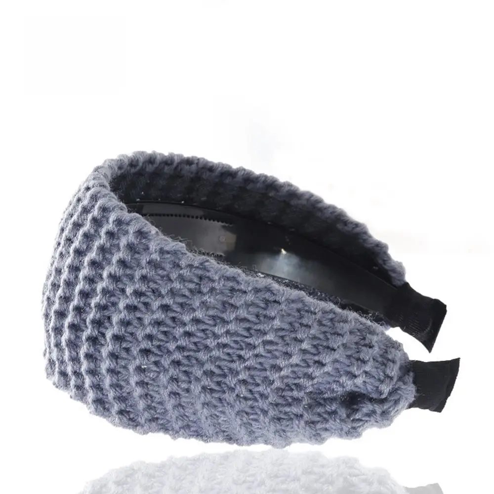 Warm Winter Casual Hair Accessories Head Wrap Handmade Headwear Wool Knitted Headband