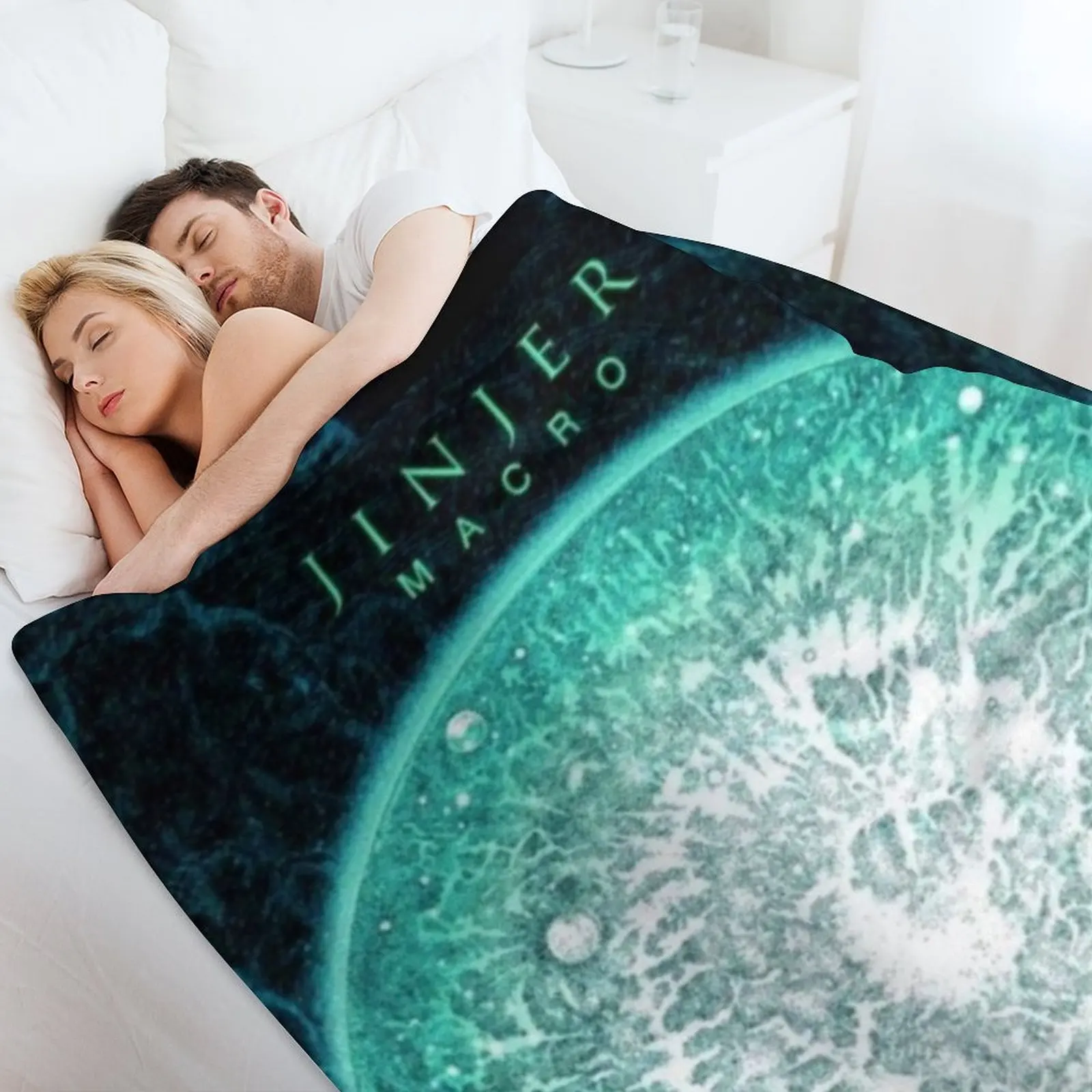 Jinjer ماكرو رمي بطانية الزخرفية رمي بطانيات نزهة لبطانيات أرائك السرير