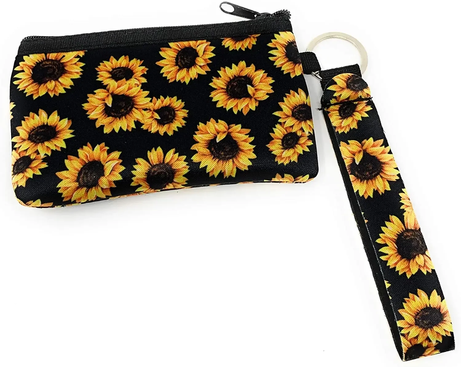 Purses Card Pocket Keychain， Mini Credit Card Holder for Woman， Handbag with PVC Window 2pcs