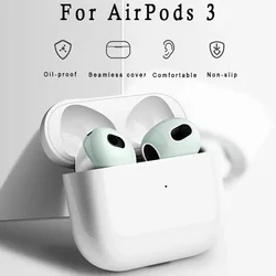 New For AirPods 3rd Silicone Protective Case Skin Covers Earpads For Apple AirPod 3 Generation Ear Cover Tips Accessories