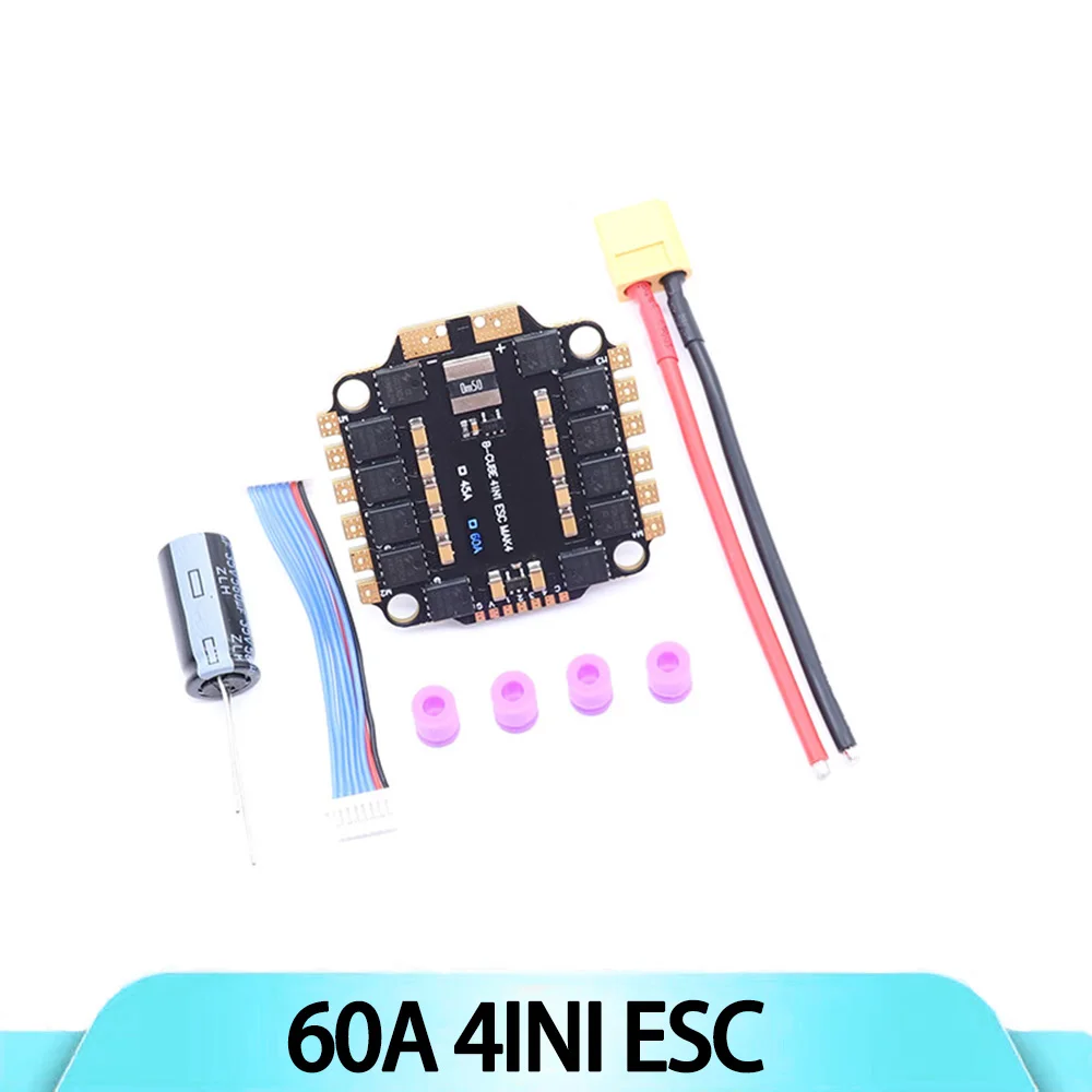 

BCube 4INI 60A ESC Four in One Electric Brushless Motor DShot300 600/Multishot