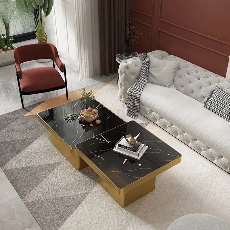 طاولة قهوة، فاخرة خفيفة، حديثة، بسيطة، مربعة، راقية، فنية، إيطالية