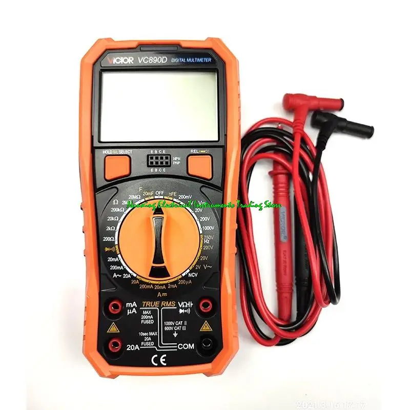VICTOR 디지털 멀티미터, True RMS 멀티미터, 캐패시터 2000uF 백라이트, VC890D, VC890C +, VC890E