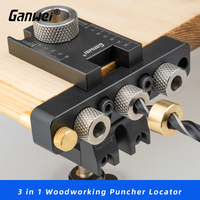 Adjustable Dowel Clamp Woodworking 3 In 1 Hole Clamp 8/10mm Bushing Drilling Guide Positioning Punching Tool Latest Hole Opener