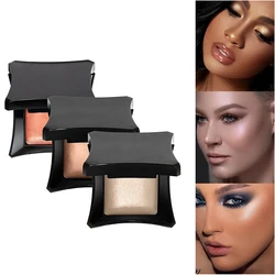 Bake Powder Highlighters Makeup Palette Face Makeup Shimmer Powder Golden Highlighters Illuminator Face Contour Bronzer