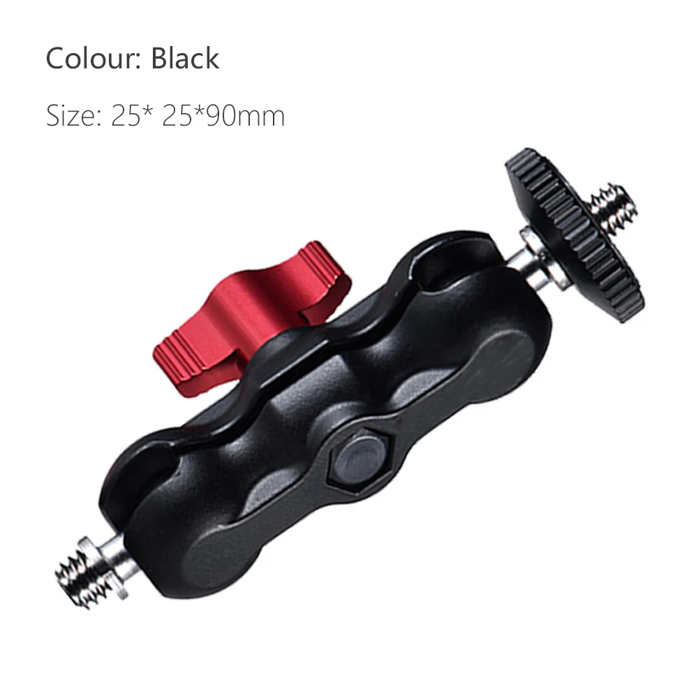 ذراع سحري عالمي من Probty مزود برأس كروي صغير ذراع سحري لملحقات كاميرا سوني/كانون/نيكون