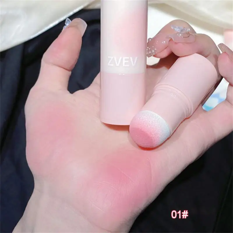 Double-Ended Blush Stick weiches Gesicht aufhellen Kontur Schatten Rouge Puder Pfirsich rosa Wange Tönung koreanische Make-up-Kosmetik