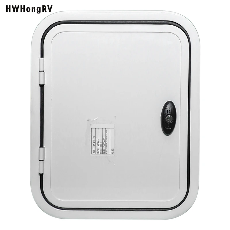 Hwhongrv Camper RV's- أبواب تخزين الوصول إلى المقصورة مع مفصلين زوايا مستديرة فتحة 500*400 لـ Campervan #3