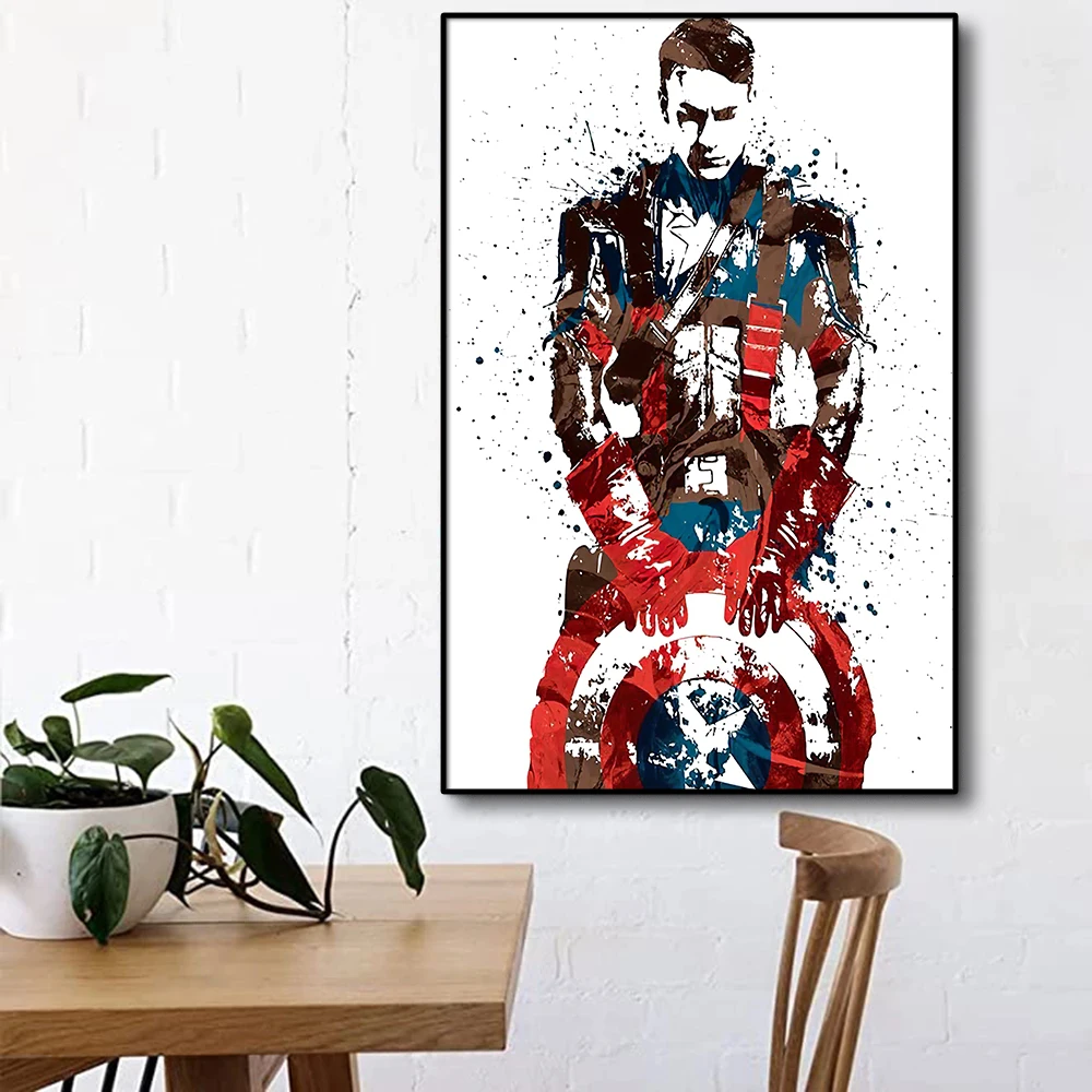 Classic Movie Avengers Marvel Poster Canvas Painting Hulk Iron Man Thor Deadpool Room Decor Wall Art Decorate Gift Cuadros - view 4