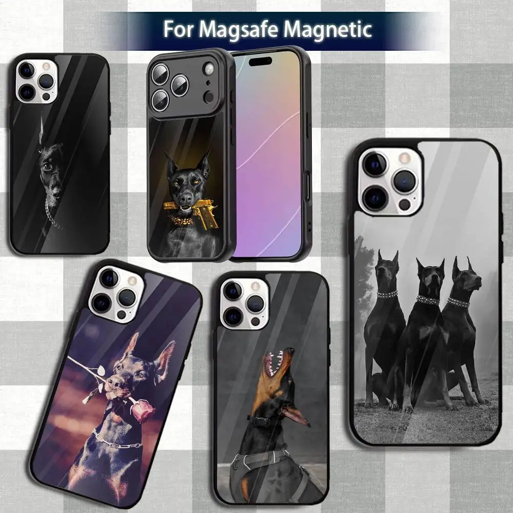 

Cool D-Doberman-s Dog Phone Case For iPhone 13,12,15,17,11,16,14,Pro,Max,Plus,Mini,Magsafe,Magnetic Wireless Charging Case