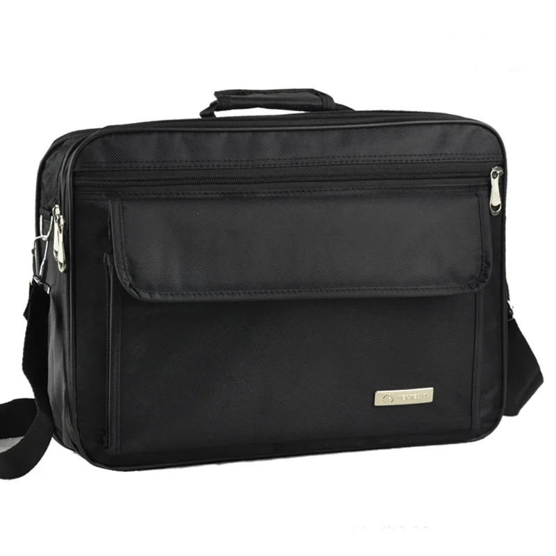 Men's Briefcase 14 15.6 Inch Laptop Bags Large Capacity Single Shoulder Bag Business Briefcases For Man Messenger Bag Waterproof