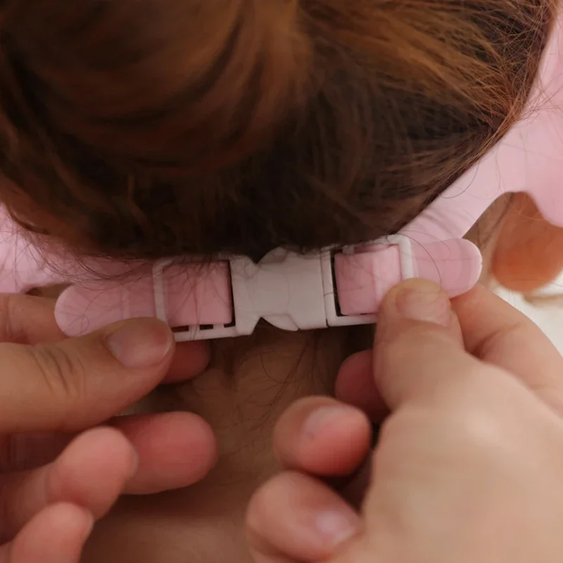 قبعة شامبو للأطفال قابلة للتعديل، قبعة استحمام للأطفال مقاومة للماء، قناع حمام لطيف للرضع، غطاء درع للشعر لحماية العين