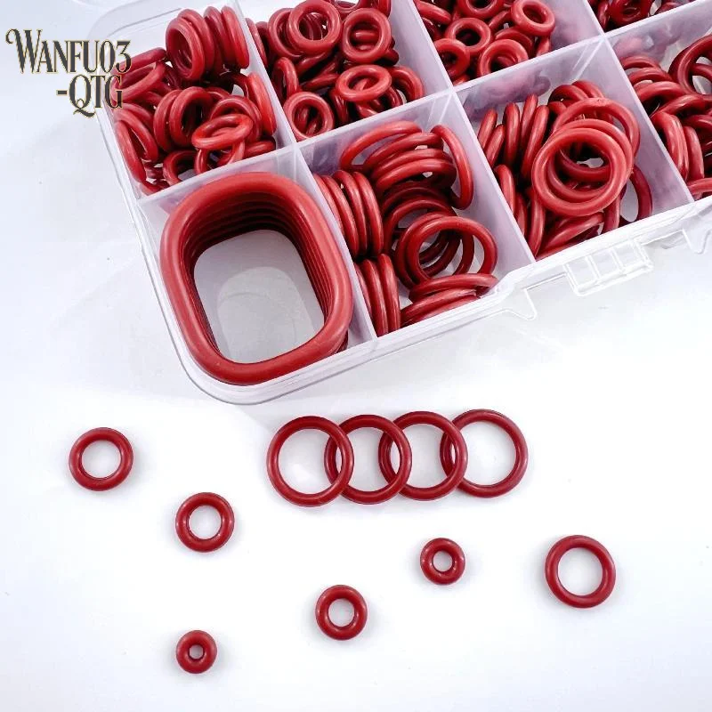 Hot Sale 351Pcs 10 Sizes Silicone O-Ring Set With Storage Box Oil And Heat Resistant For Cars And Pipelines DIY Accessories